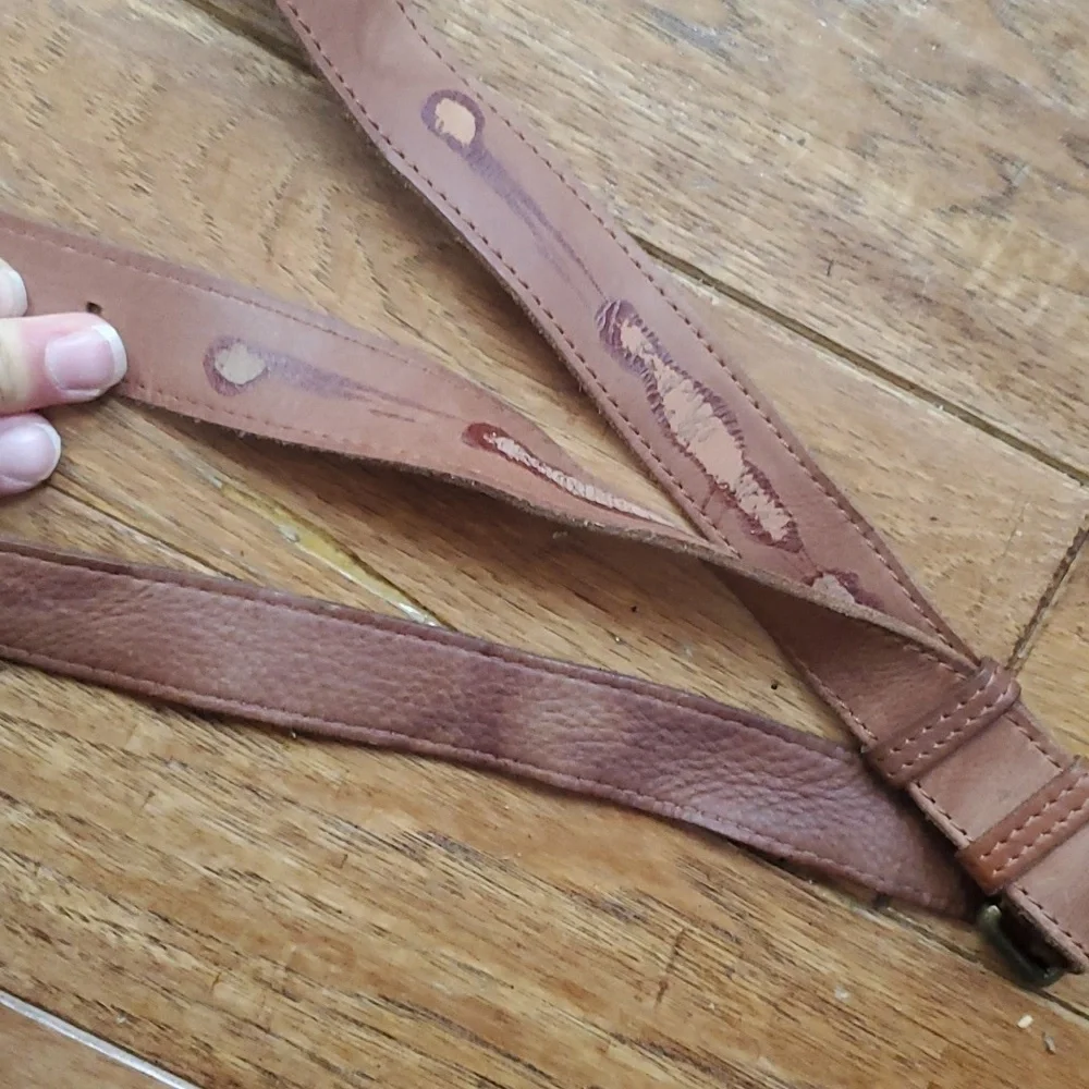 C&C California brown leather bucket bag